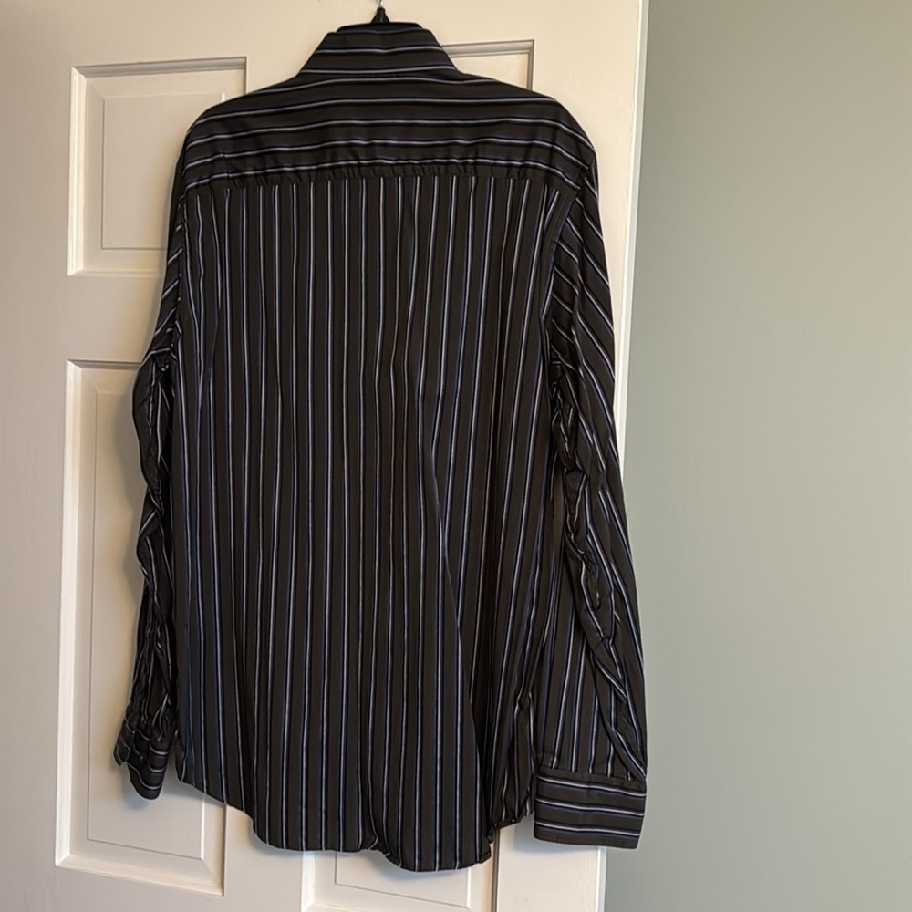 Men's Bugatchi Uomo button down shirt size L - Picture 5 of 6